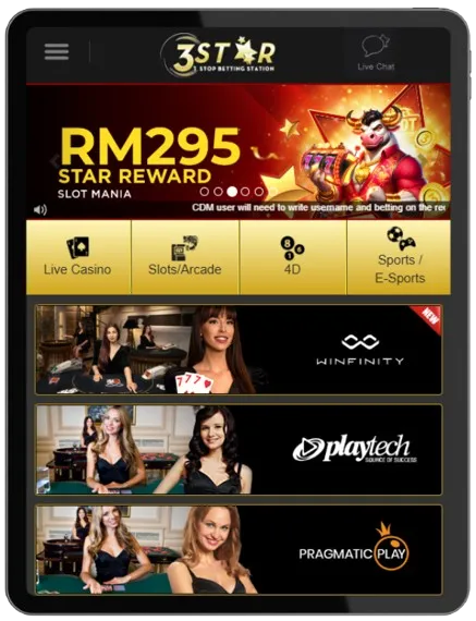 3star88 online casino in Malaysia
